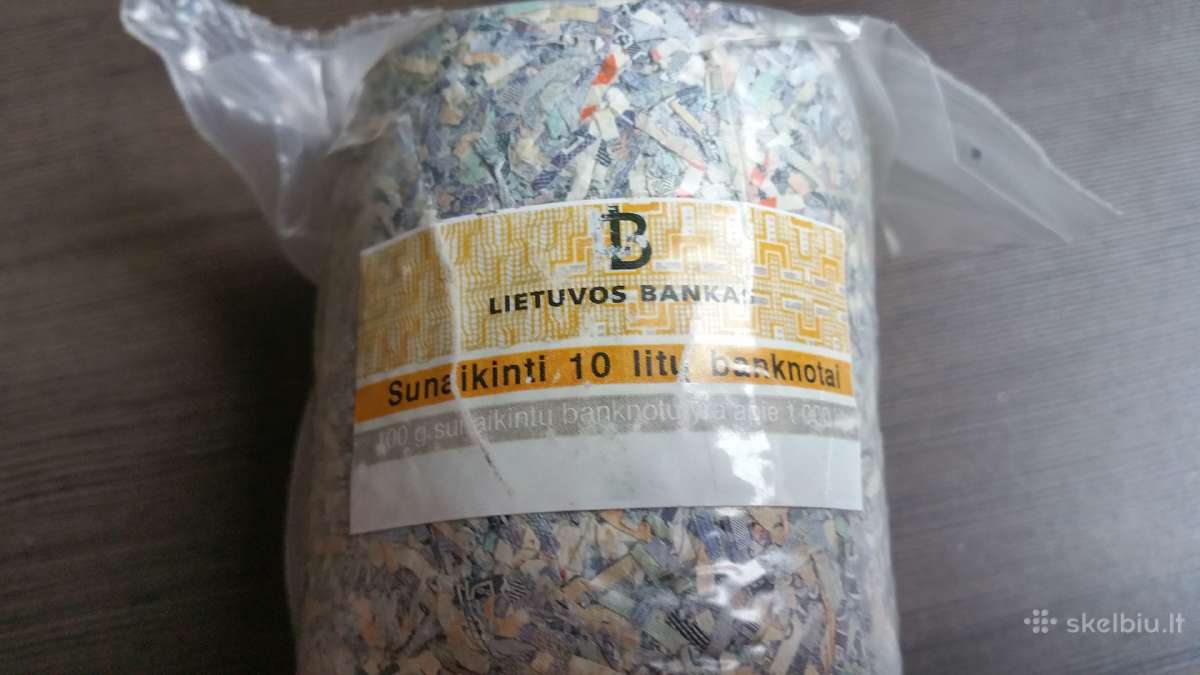 Sunaikinti Lietuvos banknotai kainos nuo 5 euru | Skelbiu.lt Sunaikinti Lietuvos banknotai kainos nuo 5 euru