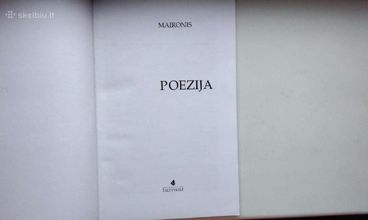 Maironis. Poezija - nuotraukos Nr. 2
