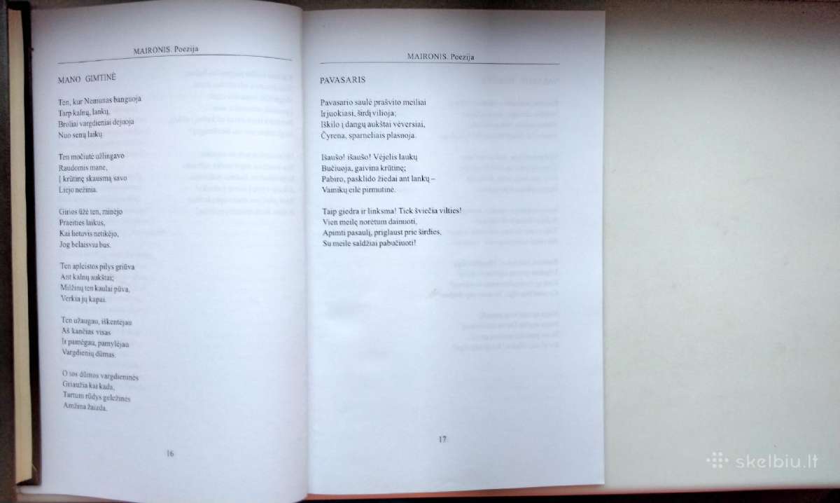Maironis. Poezija - nuotraukos Nr. 5