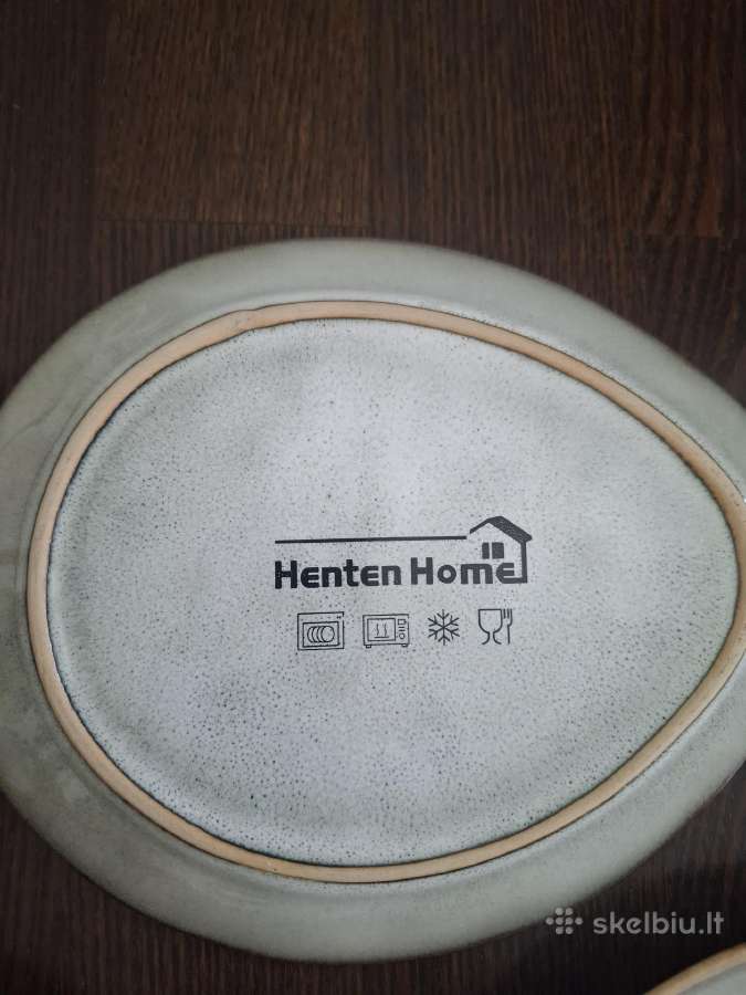 Henten Home akmens keramikos lėkštės 20,8x17,3 - nuotraukos Nr. 6