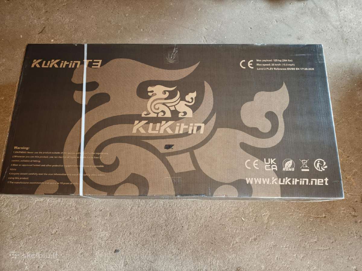 Kukirin T3 G2 G2pro paspirtukas - nuotraukos Nr. 3