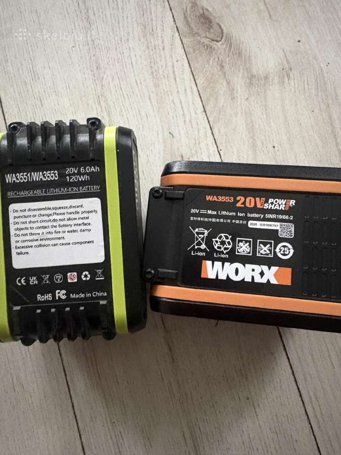 Worx dalimis - nuotraukos Nr. 5
