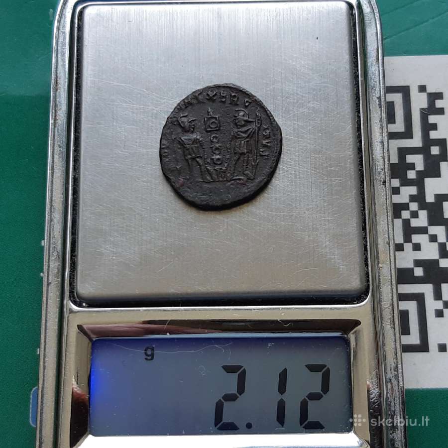 Romos imperija nummus 337 - 347 - nuotraukos Nr. 3