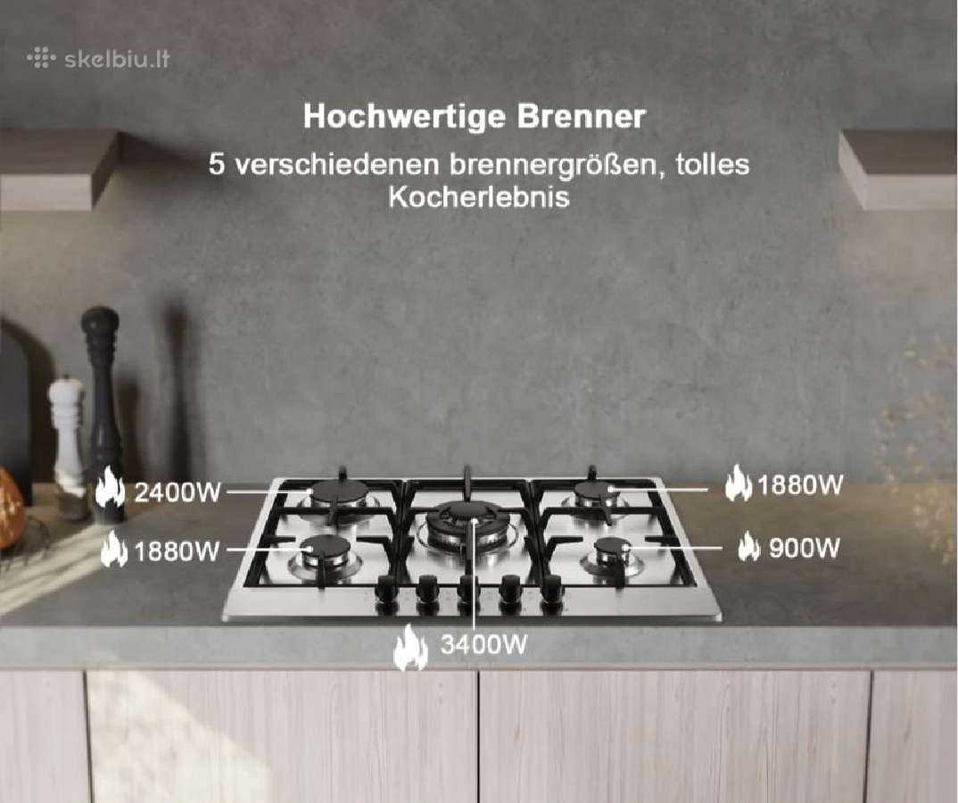 Kichpower, 68cm, nerūdijančio plieno, 10460 W - nuotraukos Nr. 7
