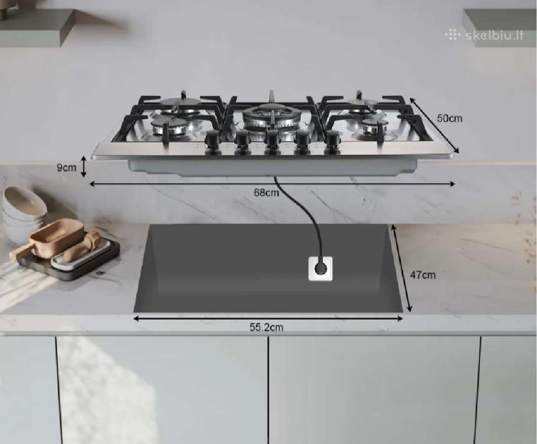 Kichpower, 68cm, nerūdijančio plieno, 10460 W - nuotraukos Nr. 8