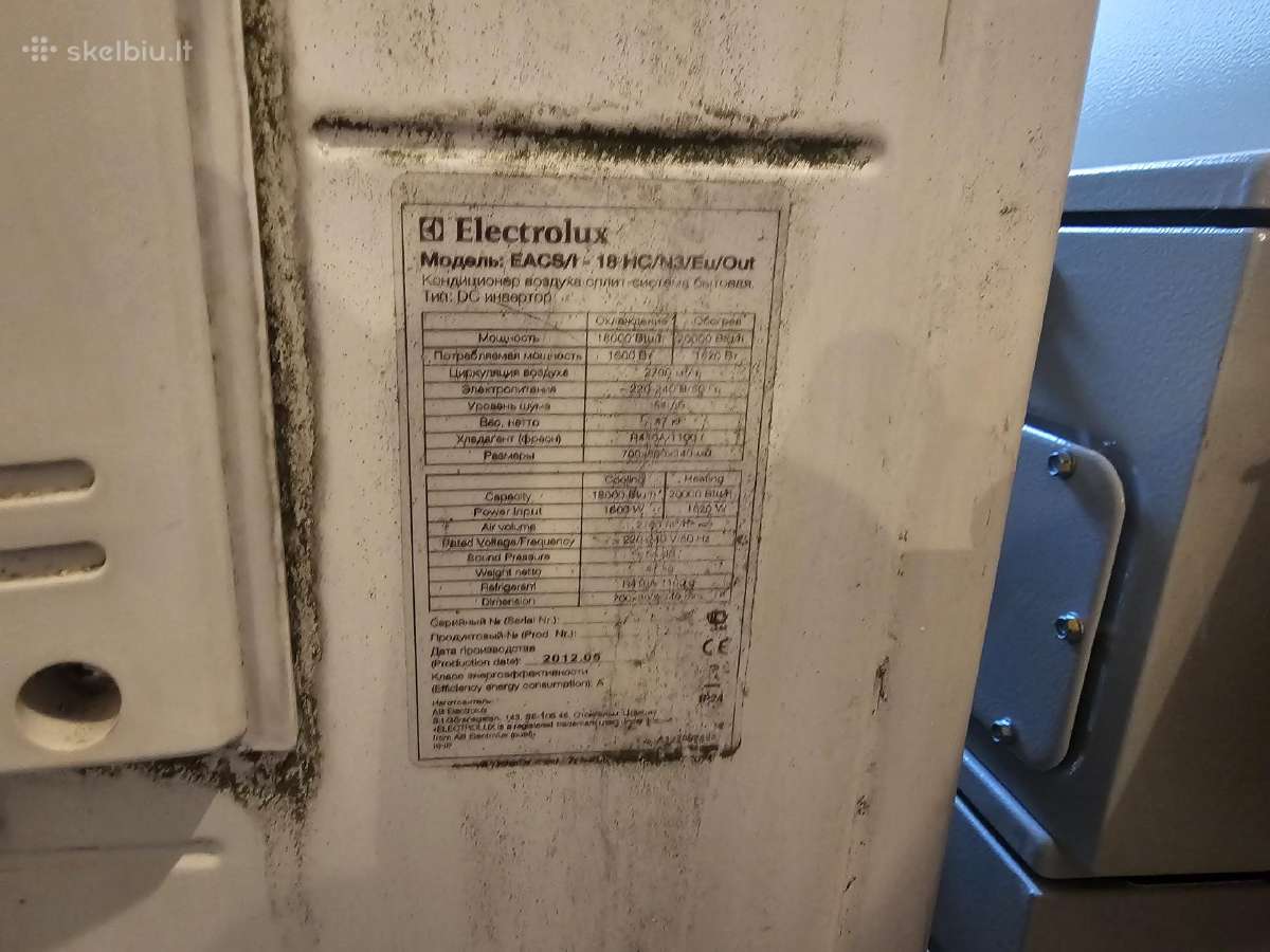 Elektrolux kondicionierius naudotas veikiantis - nuotraukos Nr. 5