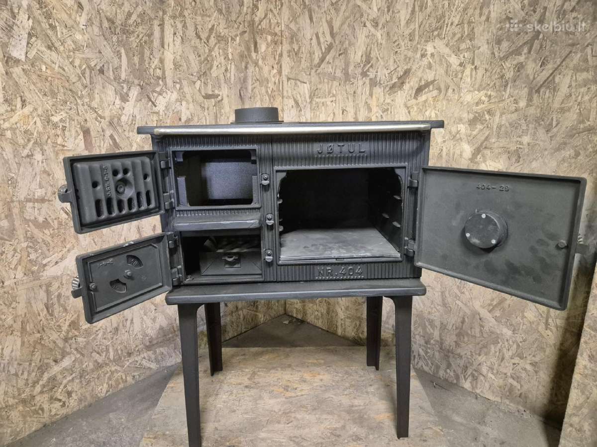 Norvegiška ketaus viryklė Jotul 404 - nuotraukos Nr. 9