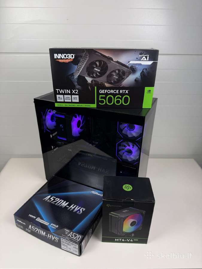 Naujas Stacionarus Kompiuteris Rtx 5060 Ryzen 5 - nuotraukos Nr. 2