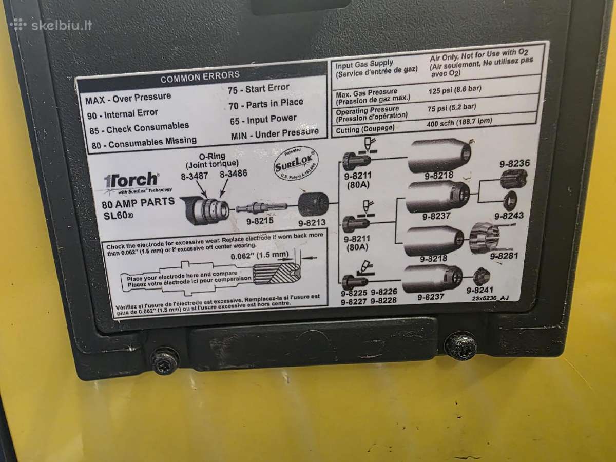 Esab Cutmaster 80 - nuotraukos Nr. 3
