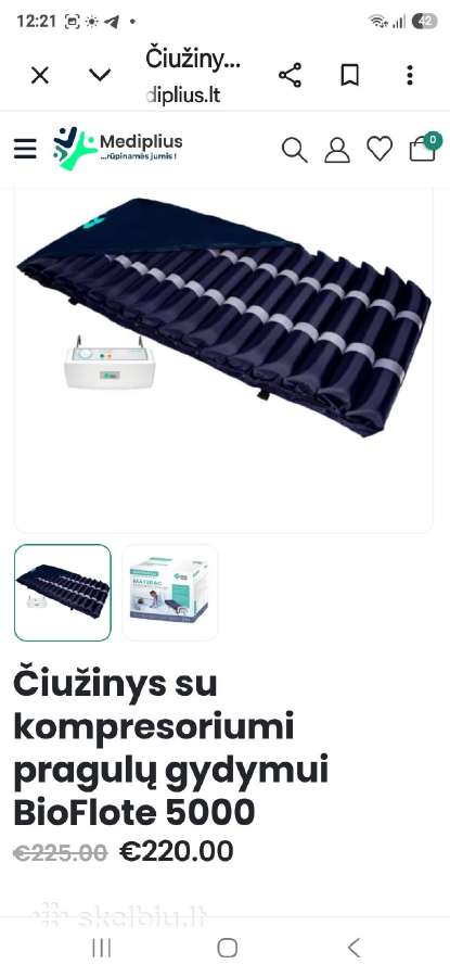 Čiužinys nuo pragulių - nuotraukos Nr. 4