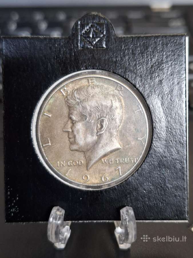 JAV 1967 Kennedy Pusė dolerio - nuotraukos Nr. 9