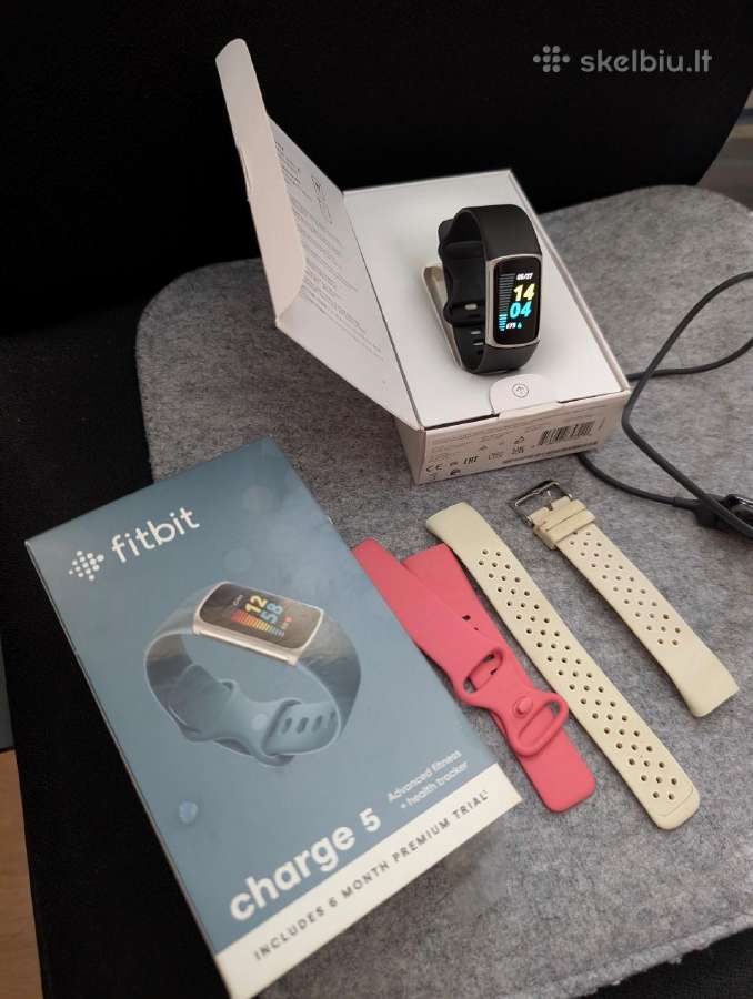 Fitbit Charge 5 puikios būklės smart laikrodis - nuotraukos Nr. 2