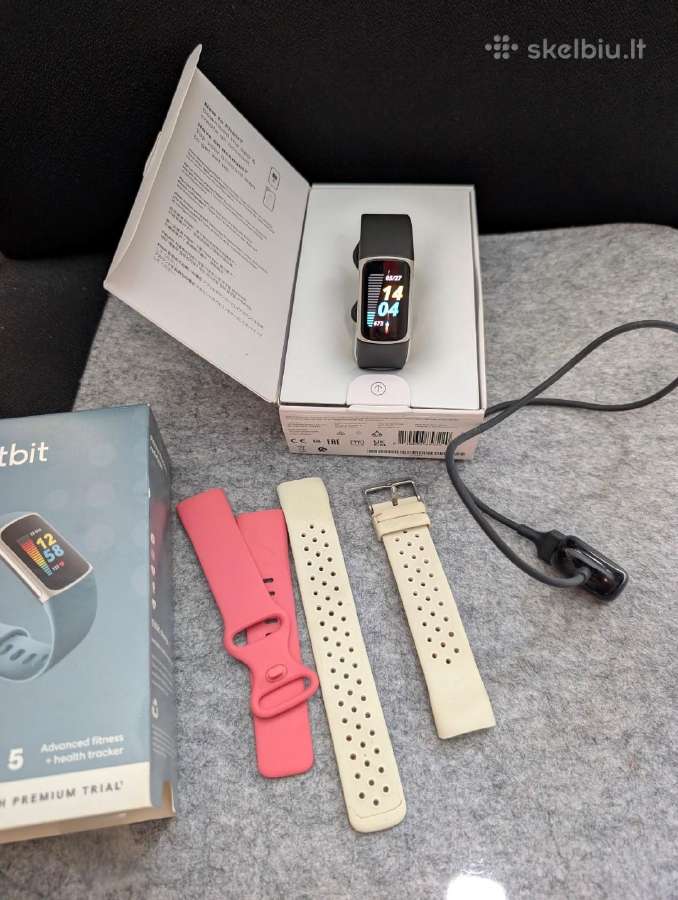 Fitbit Charge 5 puikios būklės smart laikrodis - nuotraukos Nr. 6