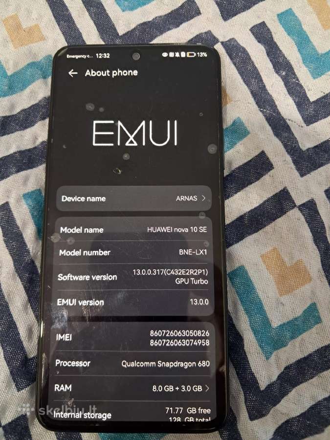 Parduodamas Huawei Nova 10 Se - nuotraukos Nr. 3