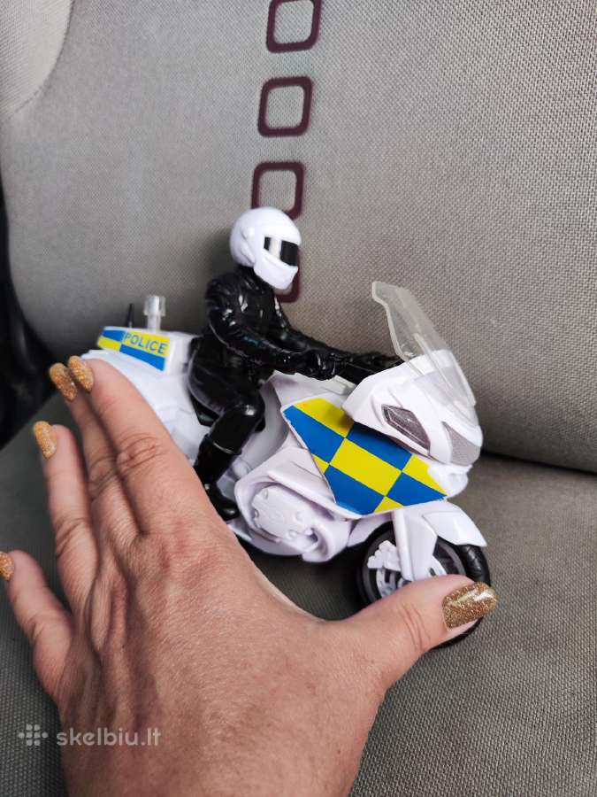 Motociklas su sirena policijos - nuotraukos Nr. 5