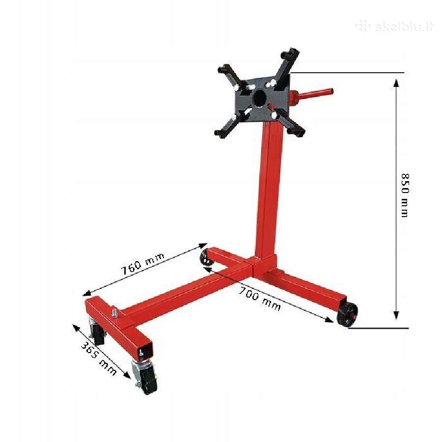 Stendas varikliui tvirtinimo stovas 900 kg - nuotraukos Nr. 5