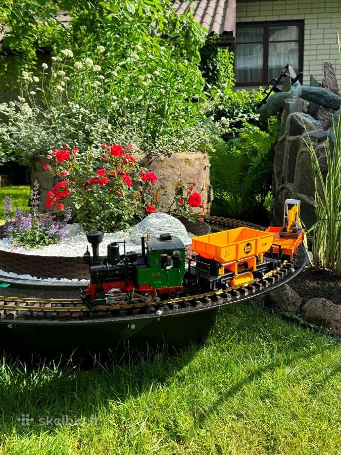 Mini geležinkelis sukurtas pramogoms lauke - nuotraukos Nr. 6