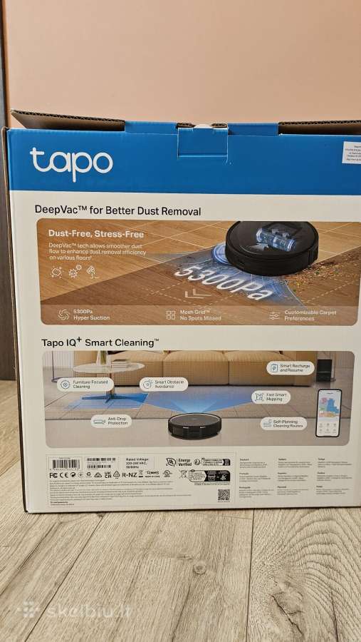 Dulkių siurblys Tp-link Tapo Rv20 Max Plus - nuotraukos Nr. 3