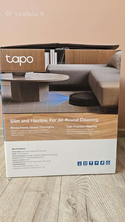 Dulkių siurblys Tp-link Tapo Rv20 Max Plus - nuotraukos Nr. 4