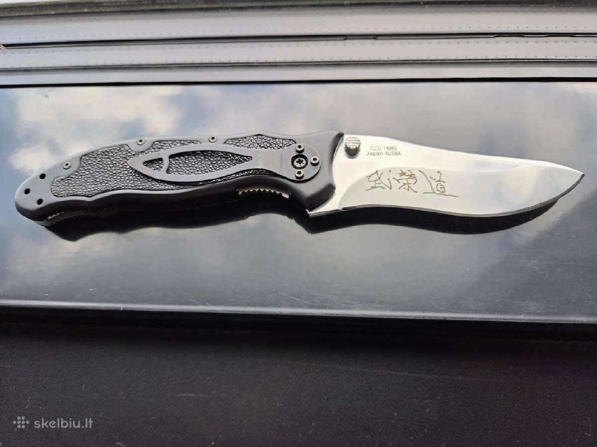 Lenktinis peilis Kershaw Steven Seagal 1680 - nuotraukos Nr. 4