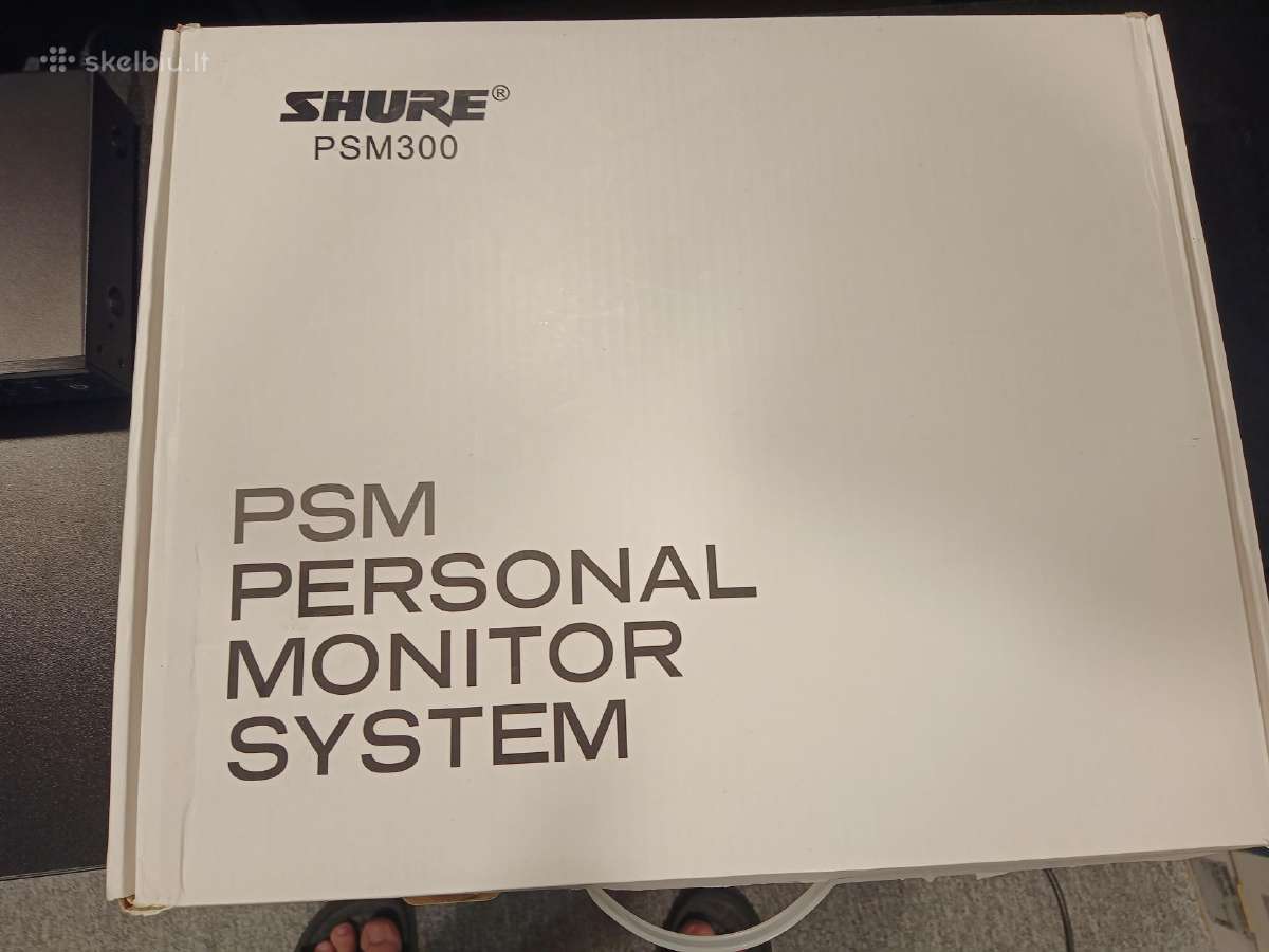 Monitoringo sistema Shure Psm 300 - nuotraukos Nr. 5