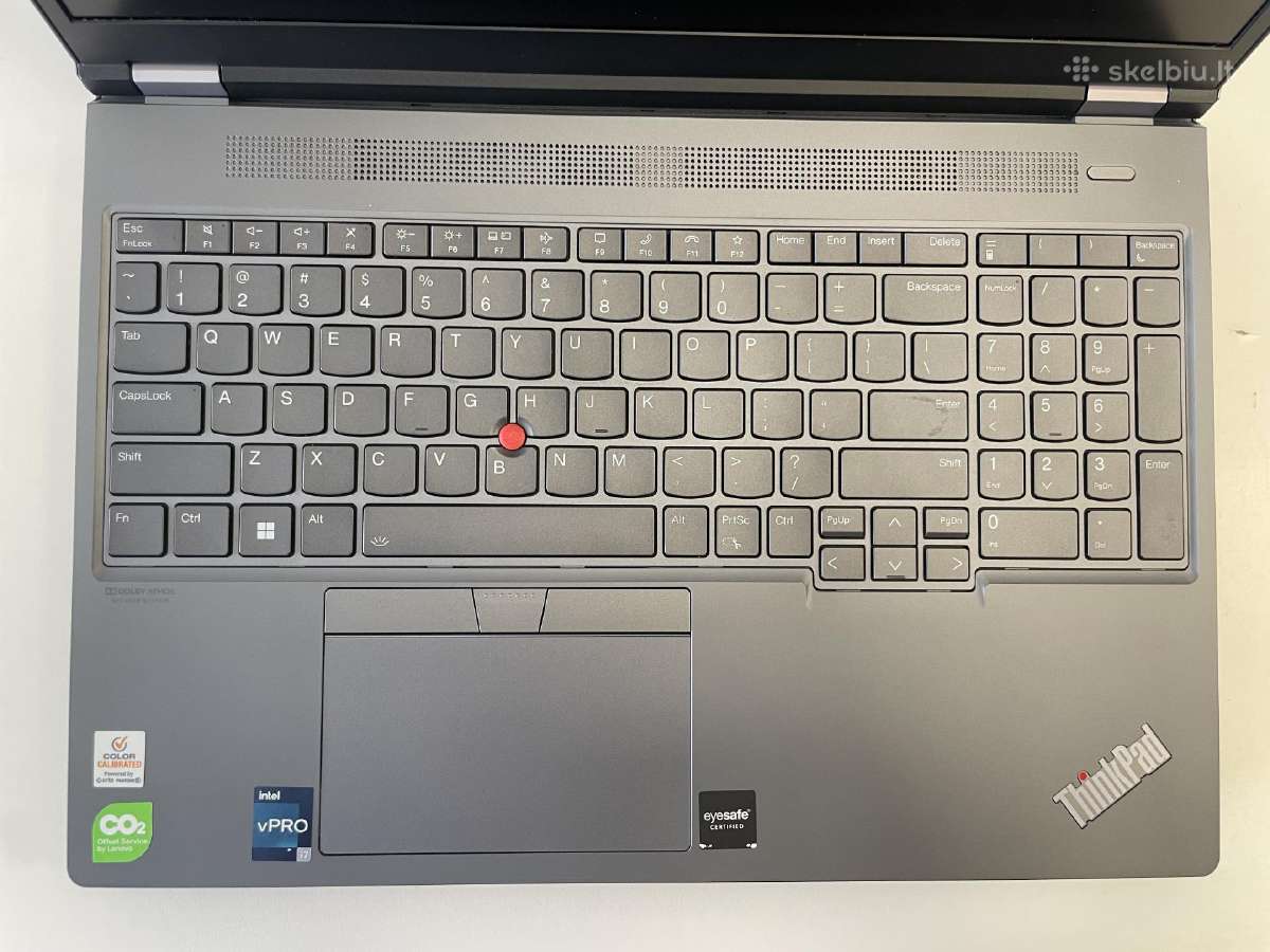 Lenovo Thinkpad P16 Gen1 i7-12850hx 32gb 512gb SSD - nuotraukos Nr. 5