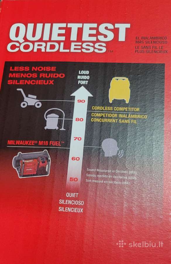 Akumuliatorinis oro kompresorius Milwaukee M18 Fac - nuotraukos Nr. 6