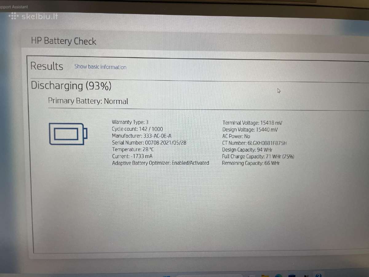 Hp Zbook Fury 15 G7 i7-10850h 16gb RAM 512gb SSD - nuotraukos Nr. 9