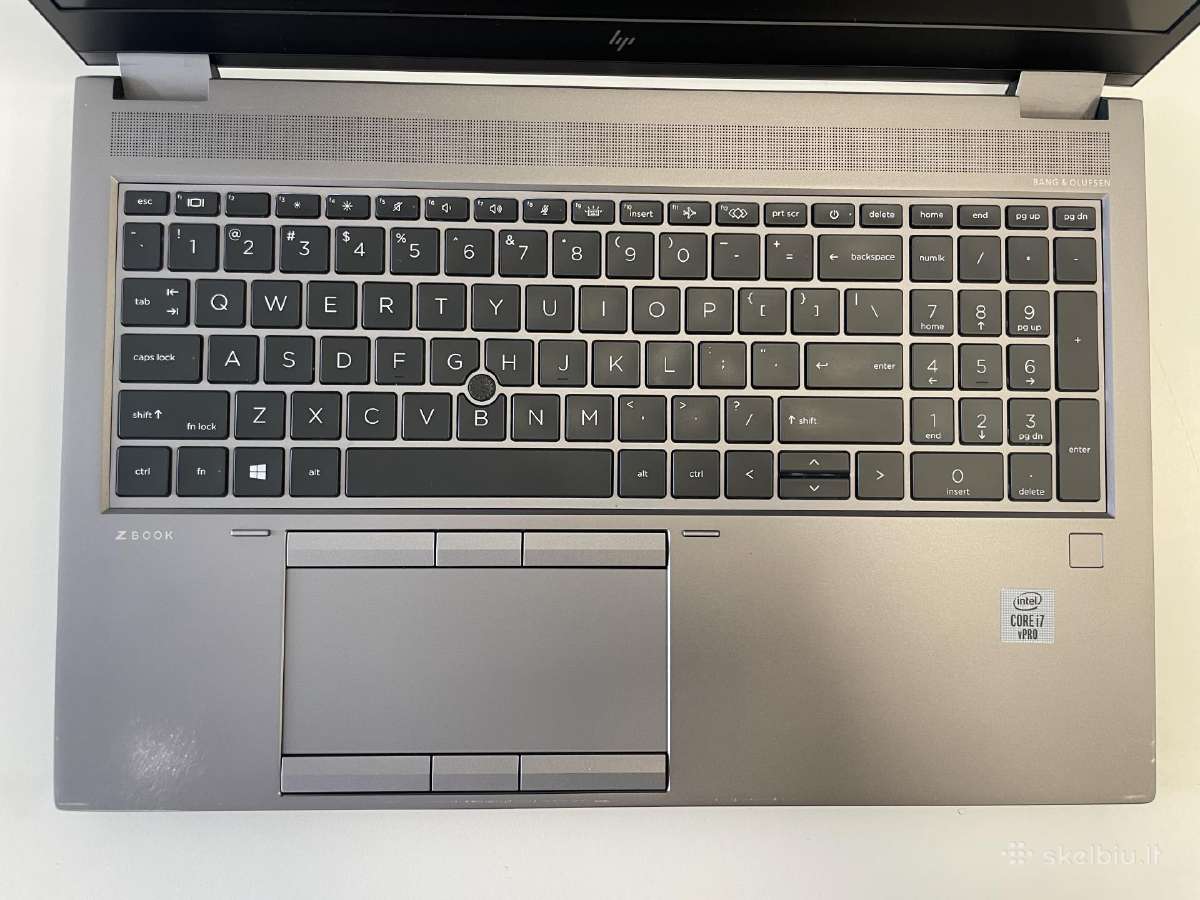 Hp Zbook Fury 15 G7 i7-10850h 16gb RAM 512gb SSD - nuotraukos Nr. 5