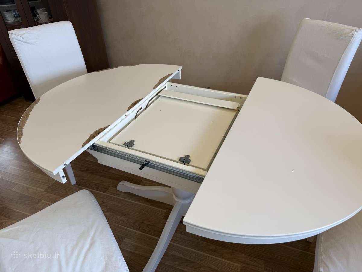 Parduodamas valgomojo stalo +4 kėdėmis - nuotraukos Nr. 3