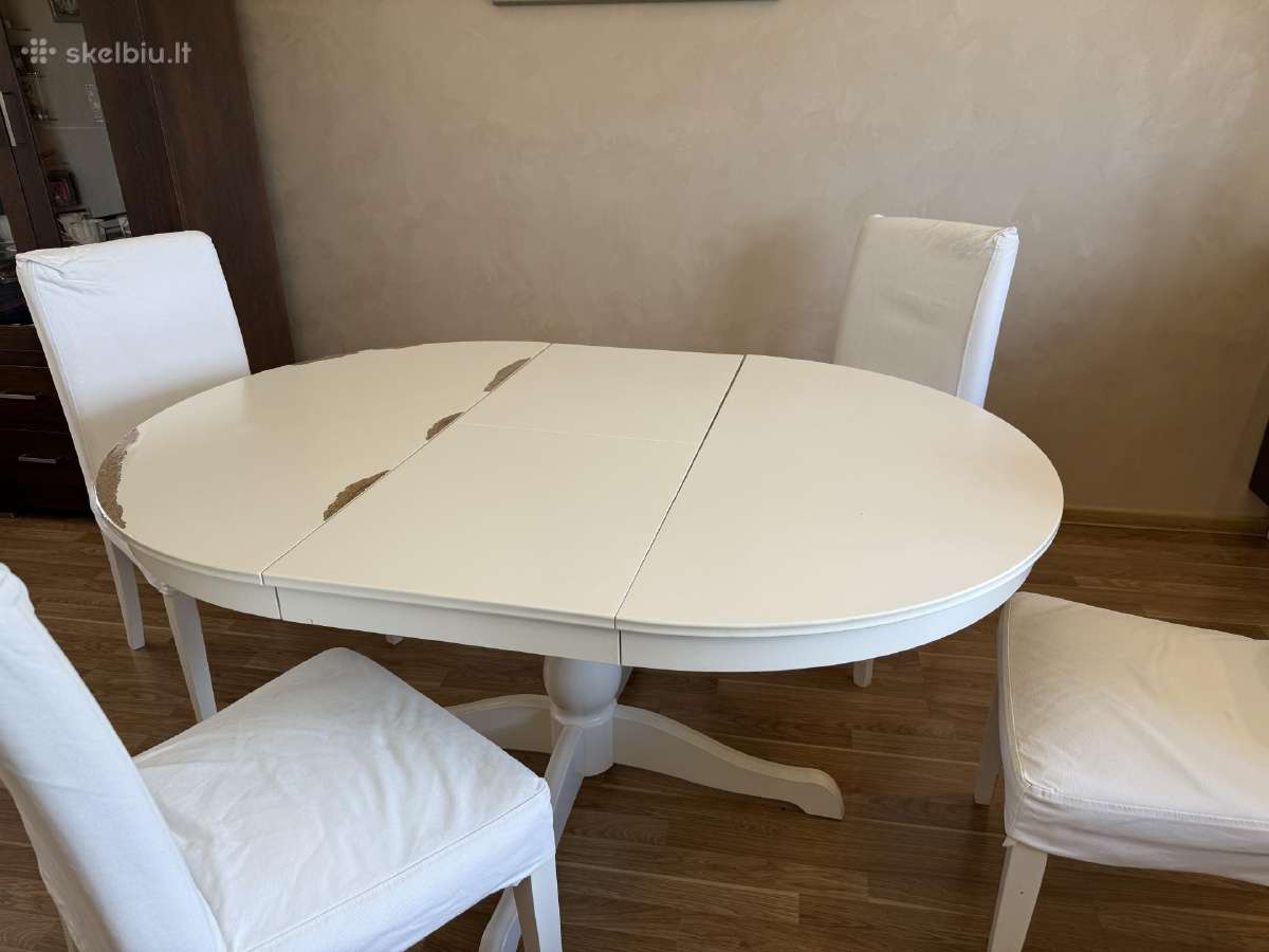 Parduodamas valgomojo stalo +4 kėdėmis - nuotraukos Nr. 4