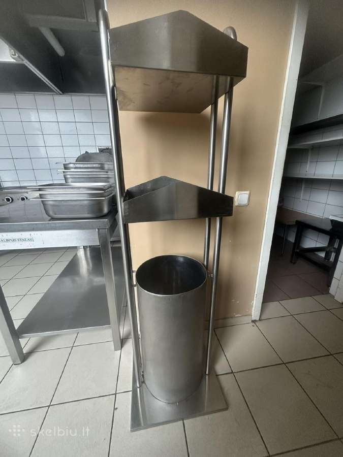 Parduodama nerūdijančio plieno šiukšliadėžė - nuotraukos Nr. 3