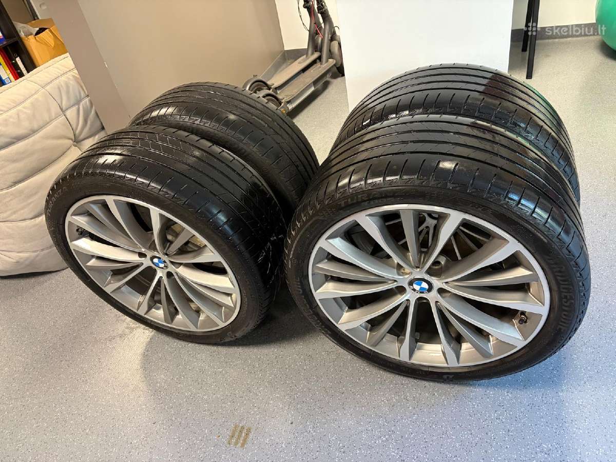 Bmw Originalūs, lieti Ratlankiai, su Padangomis . - nuotraukos Nr. 7