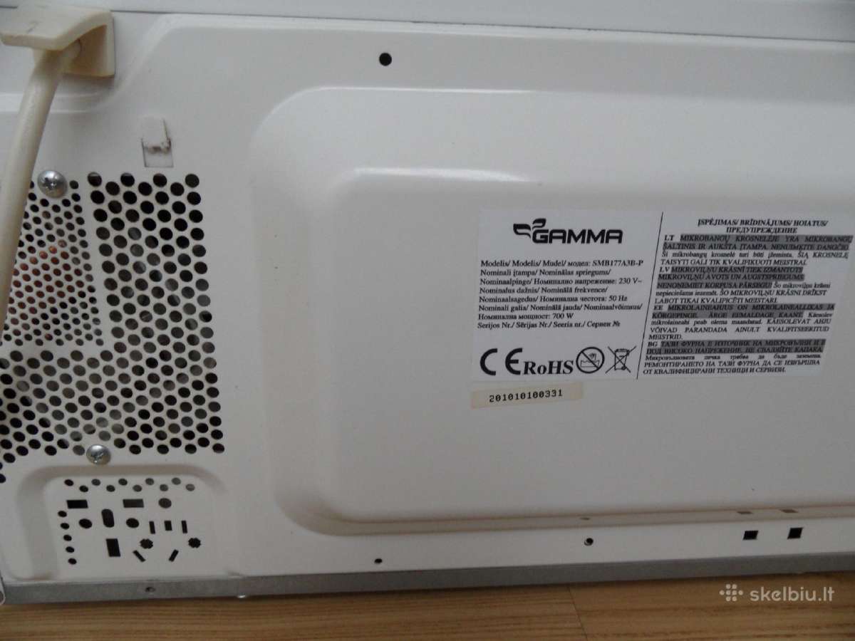Mikrobangu krosnele gamma 30e - nuotraukos Nr. 4