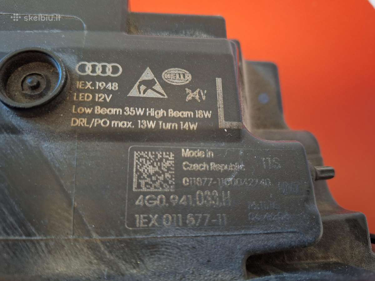 Audi A6 C7 priekinis žibintas 4g0 941 033 H - nuotraukos Nr. 5