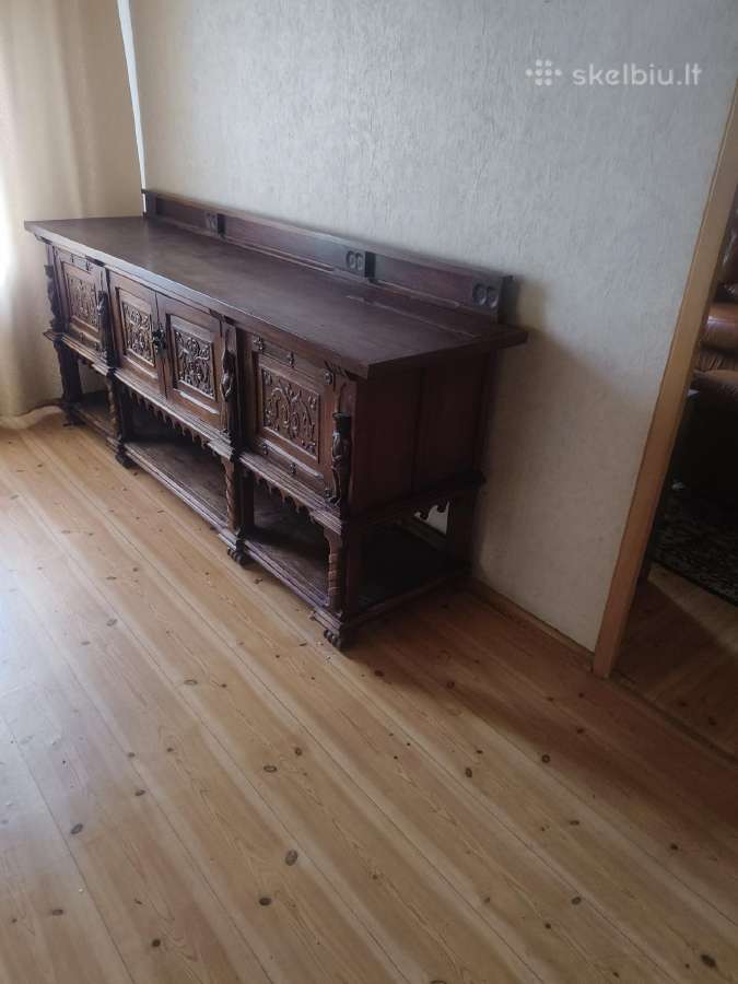 Antikvarinė ąžuolo masyvo komoda - nuotraukos Nr. 2