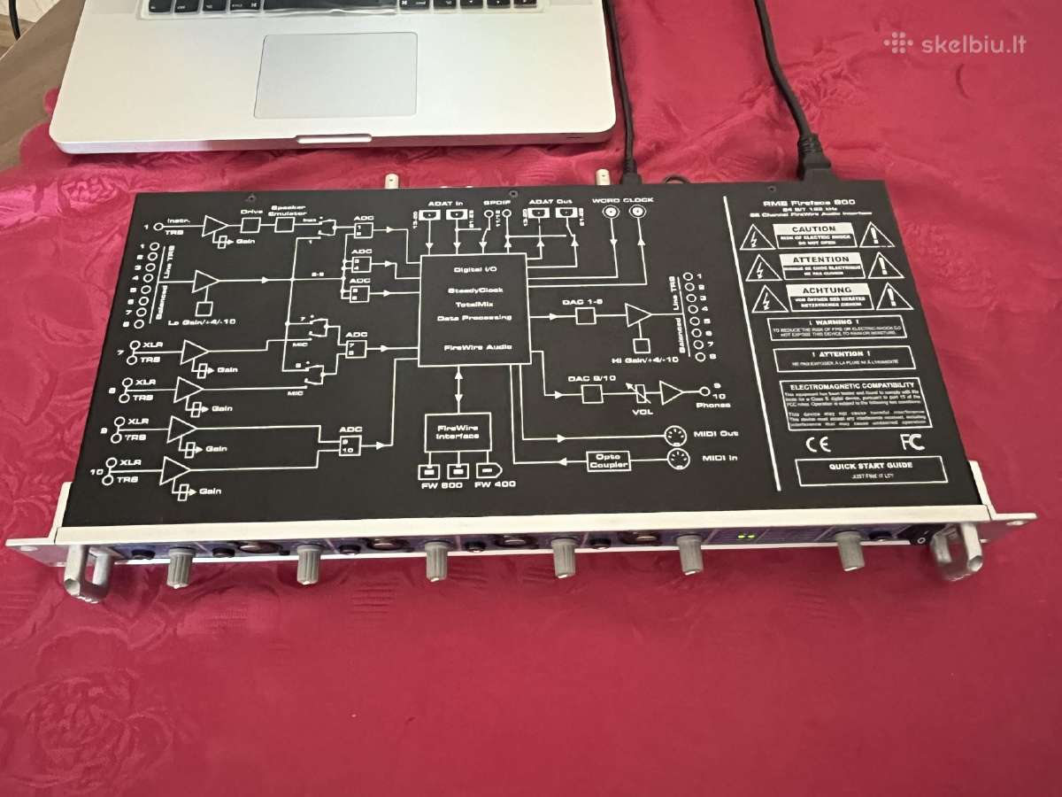 Rme Ff800 + Fw Pcie plokste - nuotraukos Nr. 4