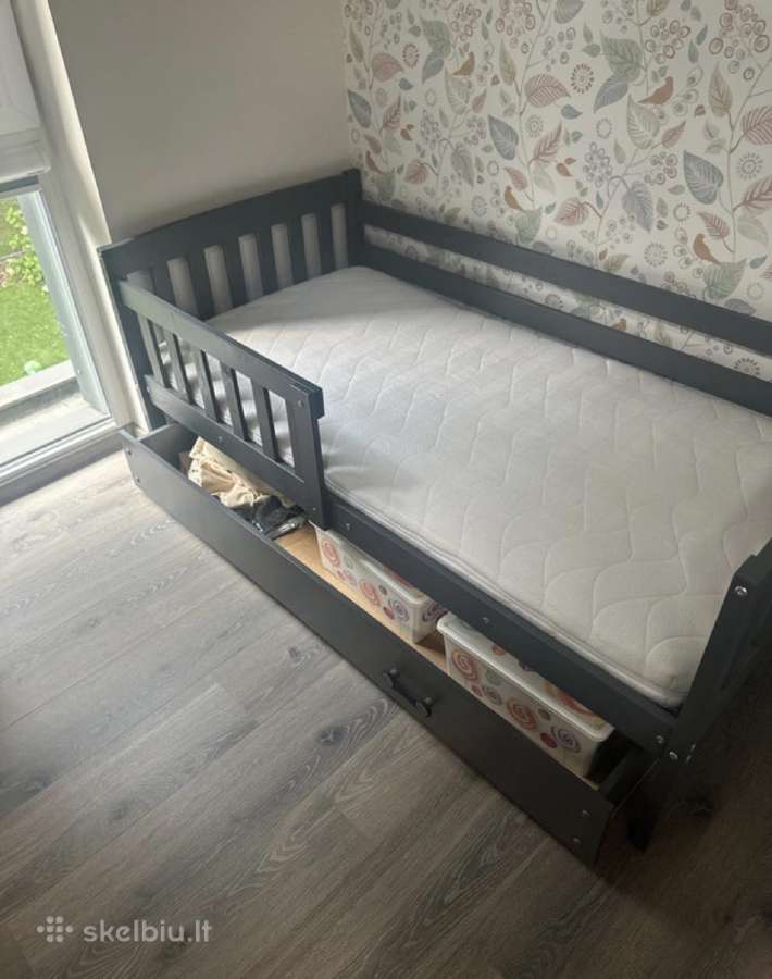 Lova su stalčiumi 180x80 - nuotraukos Nr. 2