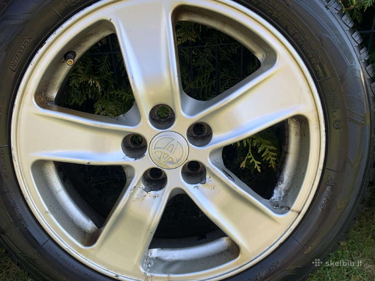 R16 toyota avensis lieti ratlankiai su padangomis - nuotraukos Nr. 2