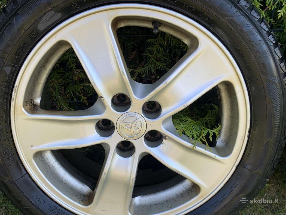 R16 toyota avensis lieti ratlankiai su padangomis - nuotraukos Nr. 5