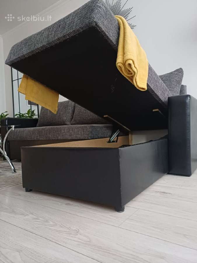 Kampinė sofa-lova - nuotraukos Nr. 4
