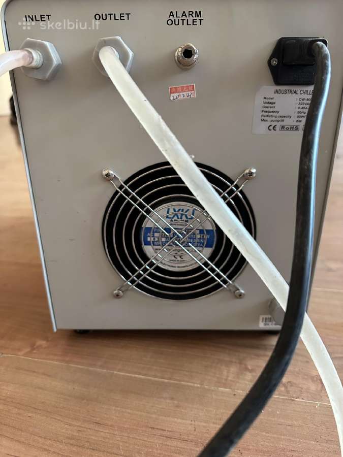Cw-3000 chilleris / vandens aušintuvas CNC staklėm - nuotraukos Nr. 2
