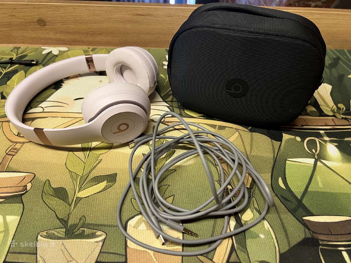 Beats Solo 4 belaidės ausinės Cloud Pink - nuotraukos Nr. 2