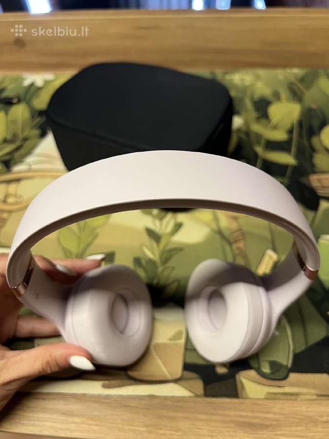 Beats Solo 4 belaidės ausinės Cloud Pink - nuotraukos Nr. 3