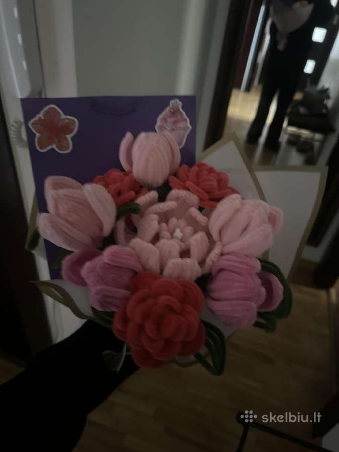 Rankų darbo gėlės ir puokštės - nuotraukos Nr. 14