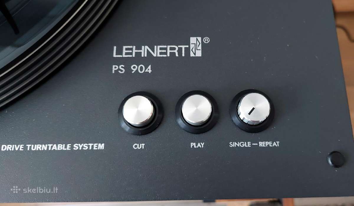 Vinilinių plokštelių grotuvas Lehnert Ps 904 - nuotraukos Nr. 5