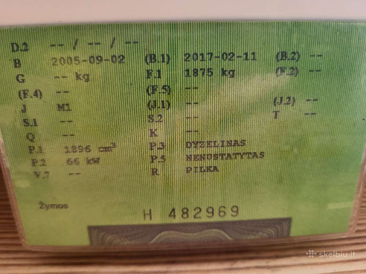 Škoda Oktavia 1,9, universalas - nuotraukos Nr. 10