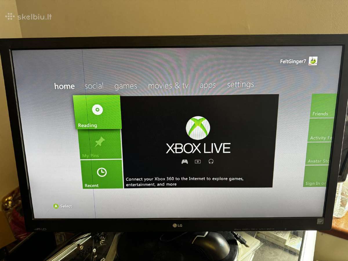 Xbox 360 kaina tik 55eur Pultas + Žaidimai - nuotraukos Nr. 5