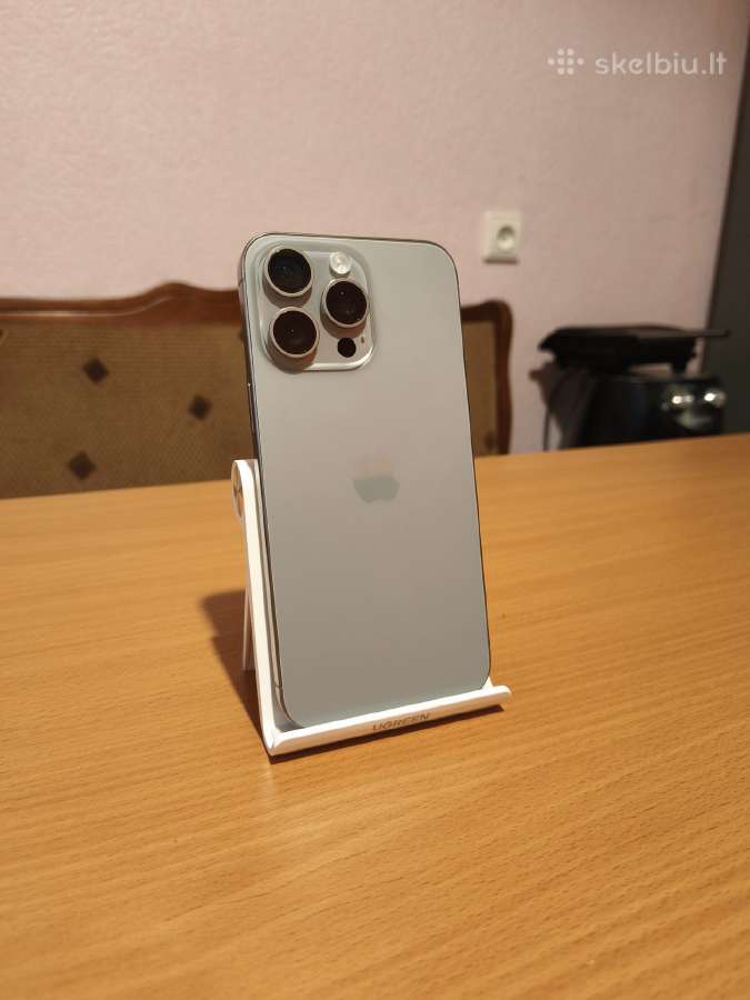 iPhone 15 Pro Max, 256gb, Battery health 87% - nuotraukos Nr. 2