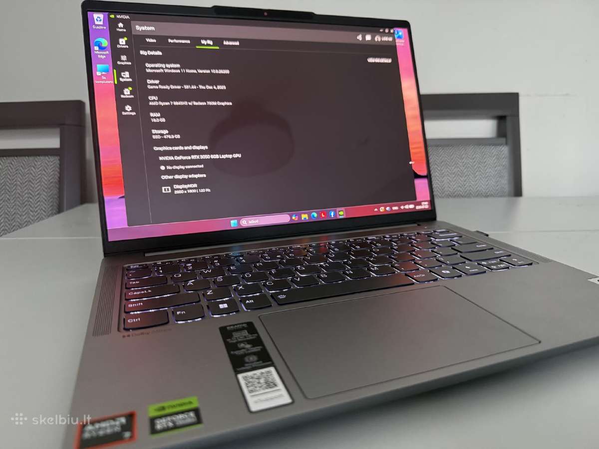 Lenovo idea pad pro 5 14ahp9 - nuotraukos Nr. 2